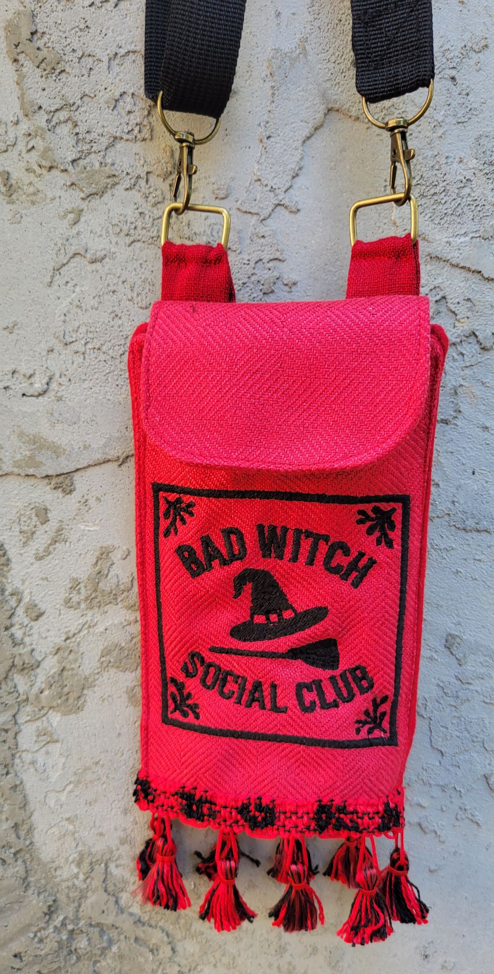 Cellphone Bag - Bad Witch Social Club Red
